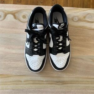 Nike Dunk Low Panda (Black/White) Womens size 8.5 - worn twice!!